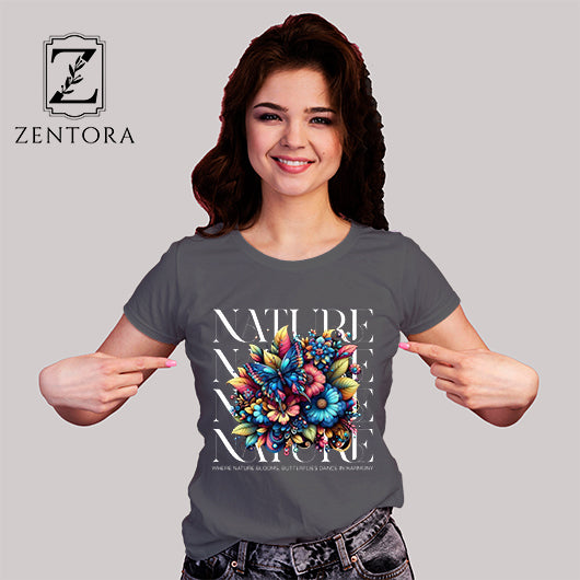 Nature Printed Tee