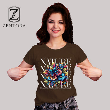 Nature Printed Tee