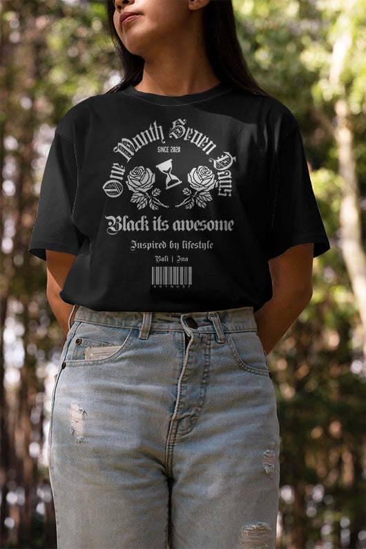 Black It's Awesome Tee